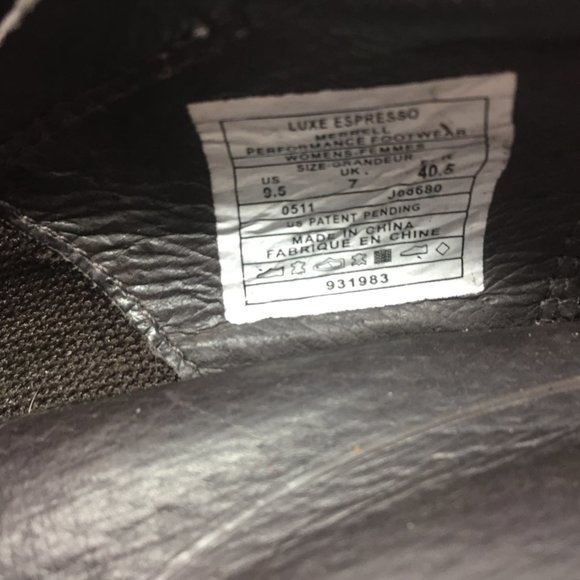 MERRELL 9.5M Ankle Shoe Brown Leather - Picture 8 of 10